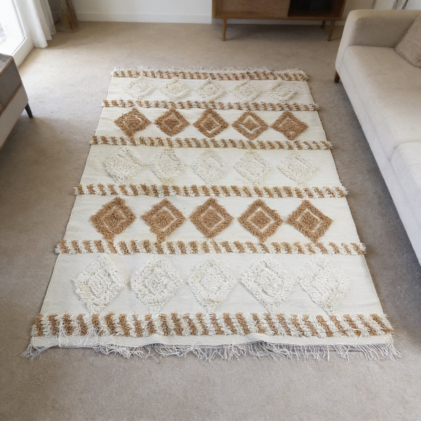 S256 handmade kilim rug lifestyle view