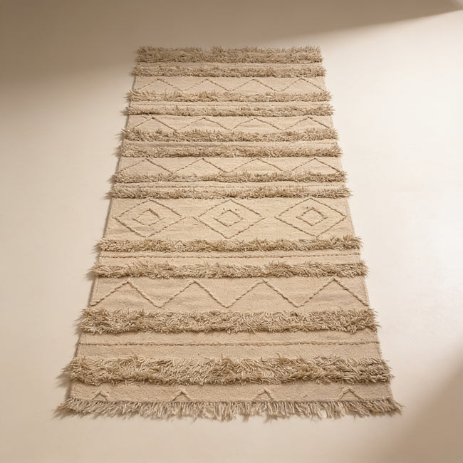S26 handmade kilim rug — studio view