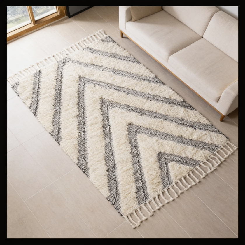 S260 handmade kilim rug lifestyle view