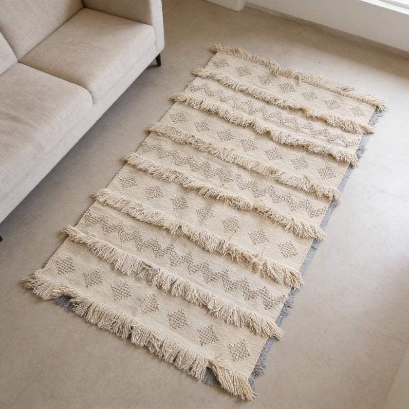 S261 handmade kilim rug lifestyle view