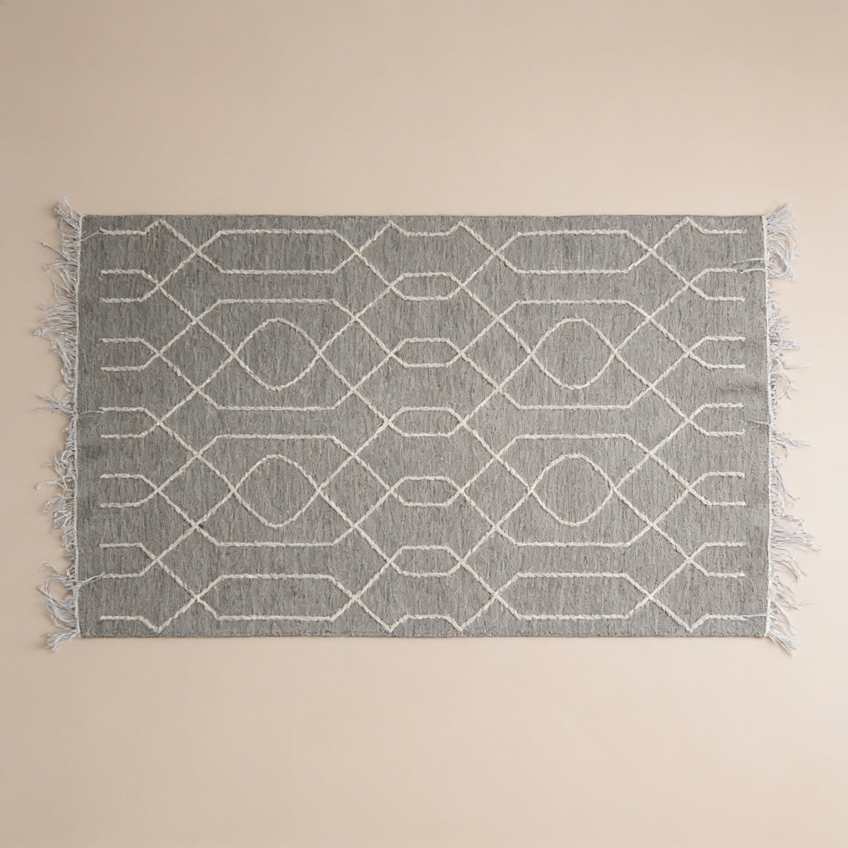 S262 handmade kilim rug studio view
