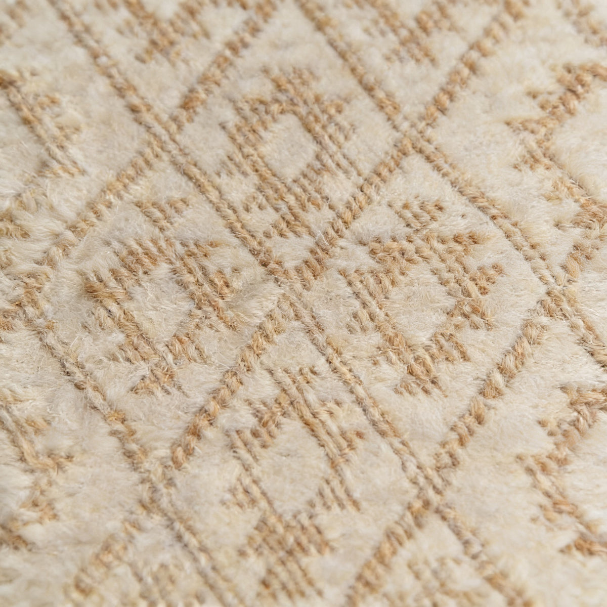 S263 handmade kilim rug closeup view
