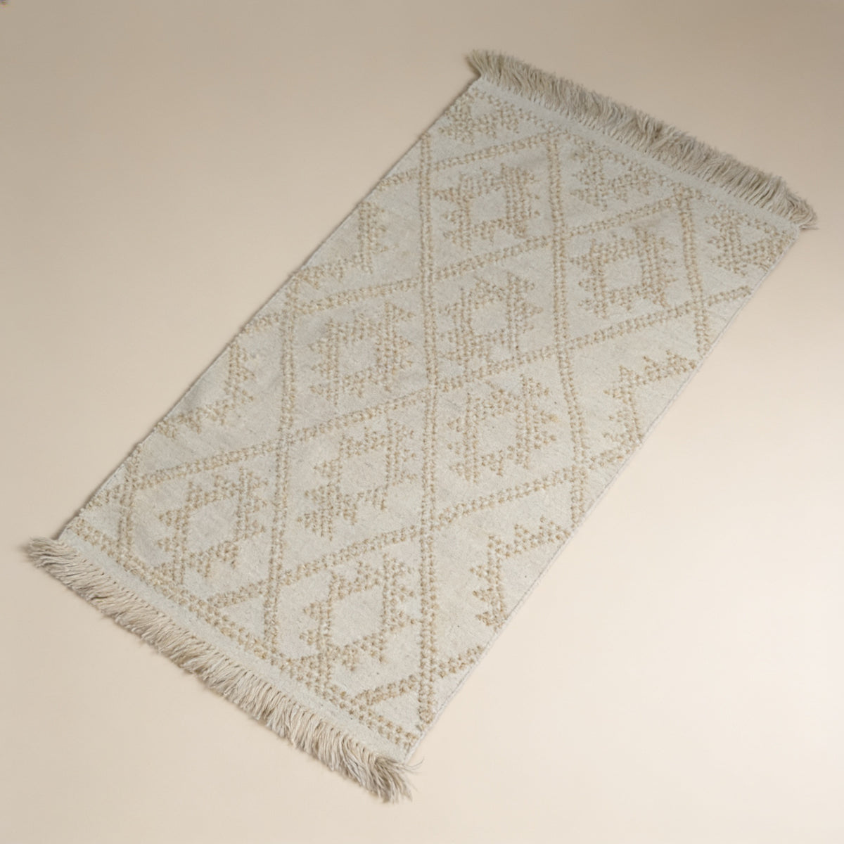 S263 handmade kilim rug studio view