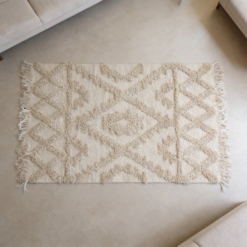 S266 handmade kilim rug lifestyle view