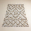 S266 handmade kilim rug studio view