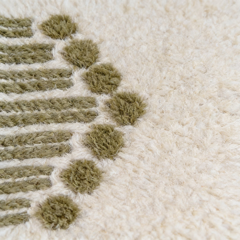 S267 handmade kilim rug closeup view