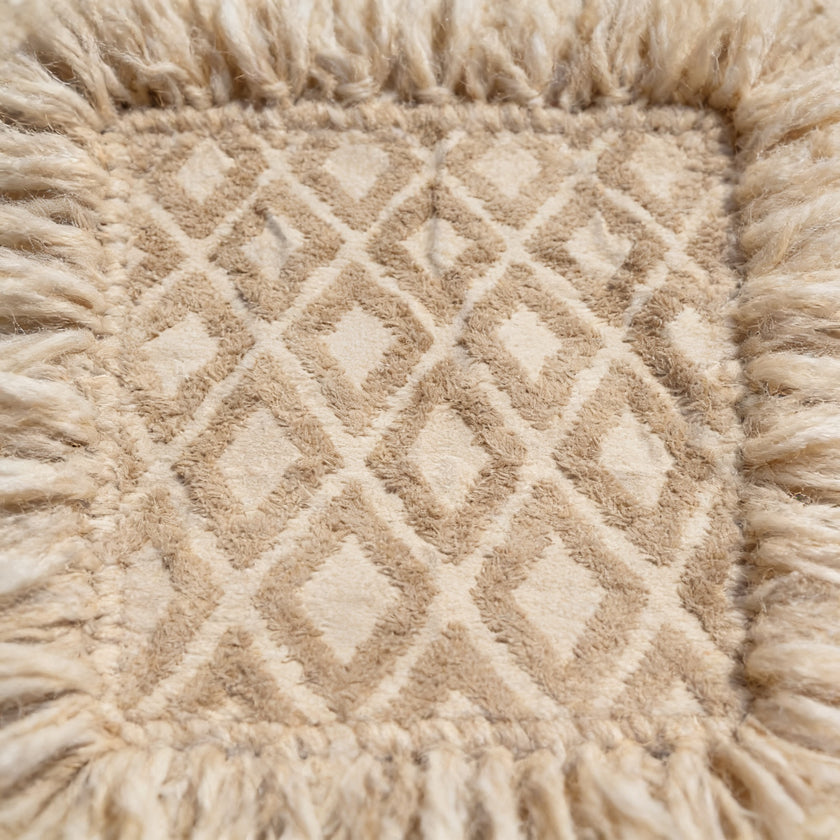 S268 handmade kilim rug closeup view