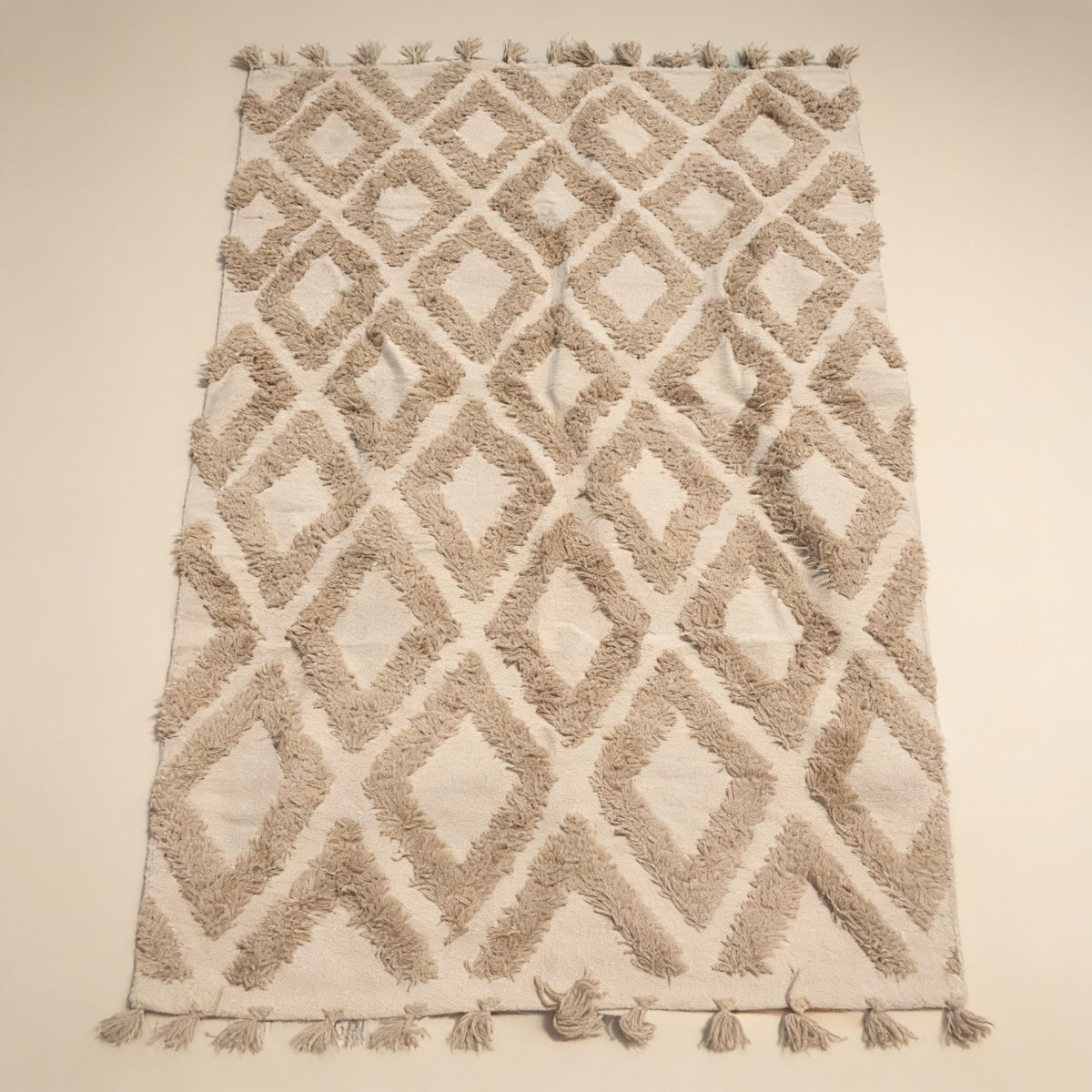 S268 handmade kilim rug studio view