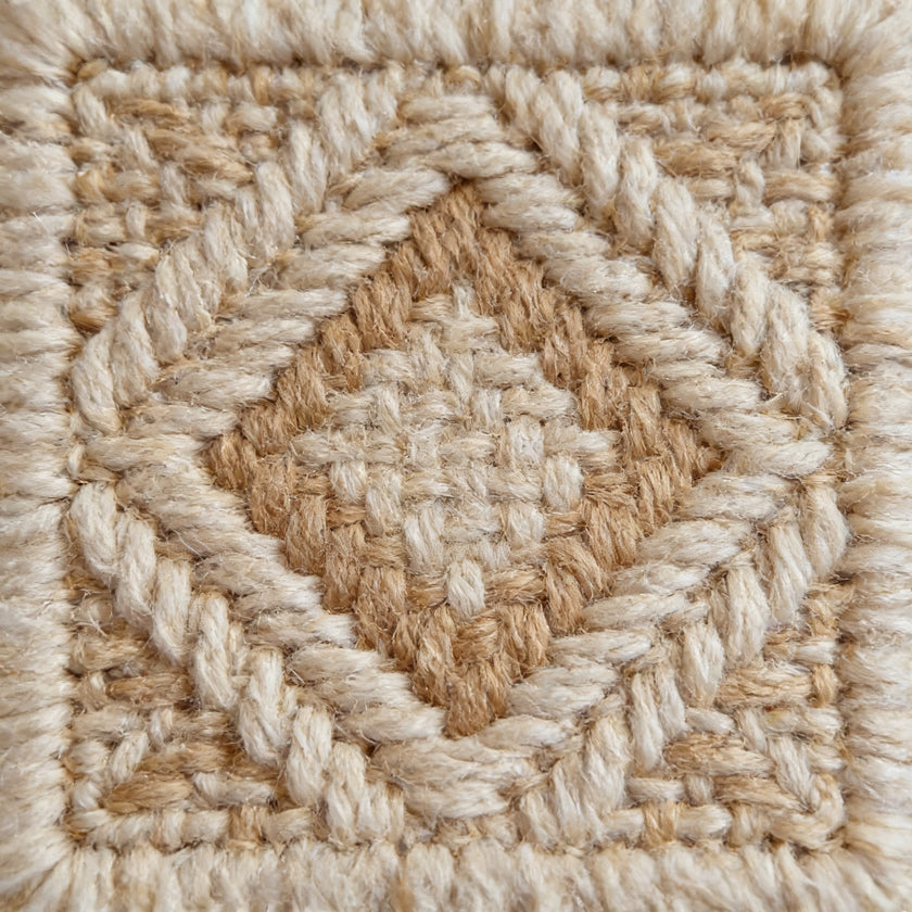 S269 handmade kilim rug closeup view