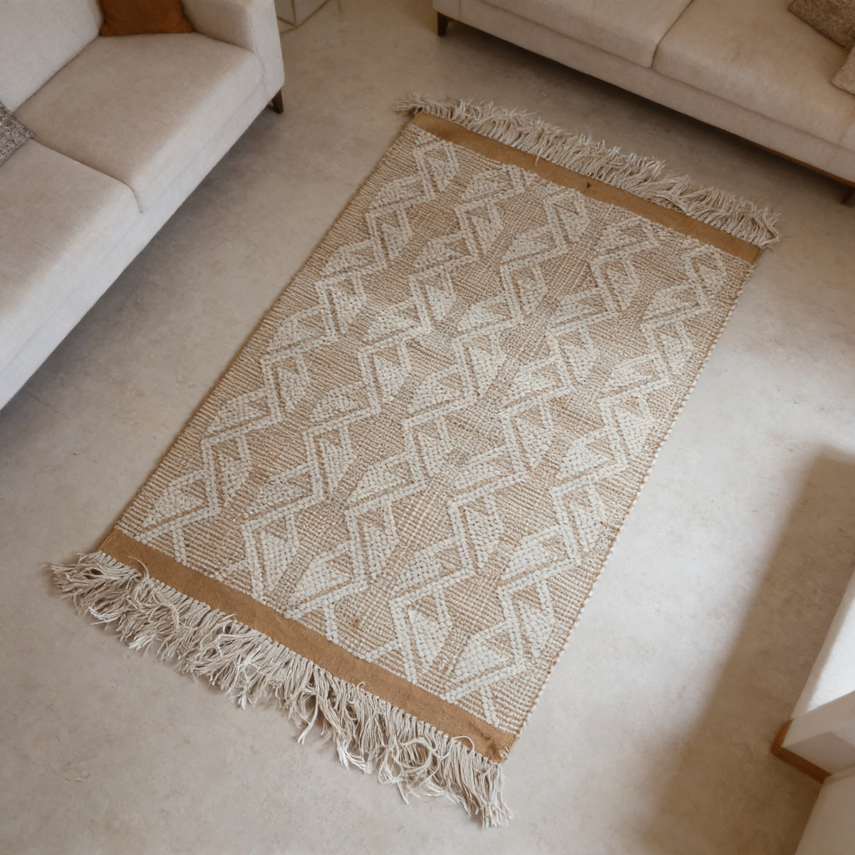 S269 handmade kilim rug lifestyle view