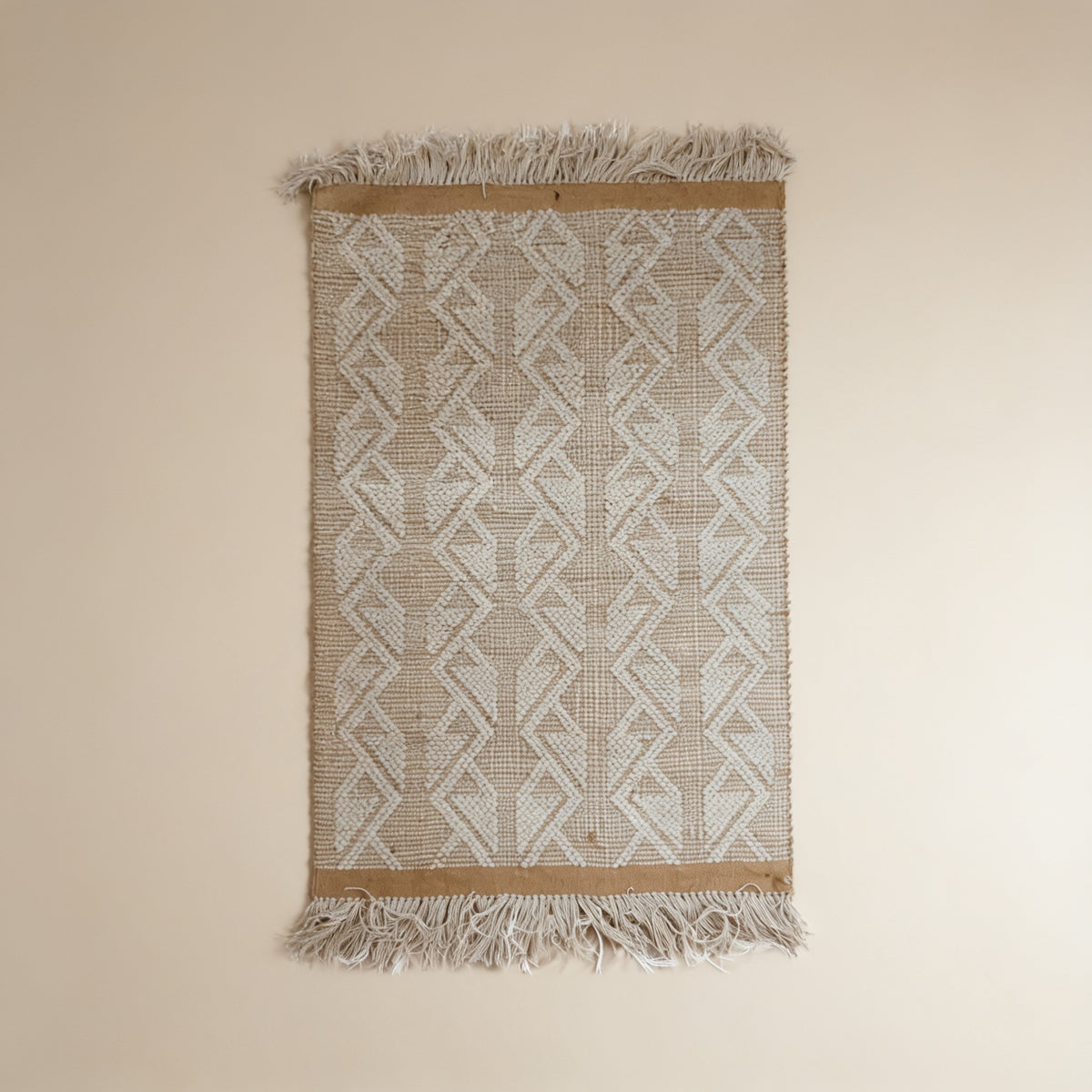 S269 handmade kilim rug studio view