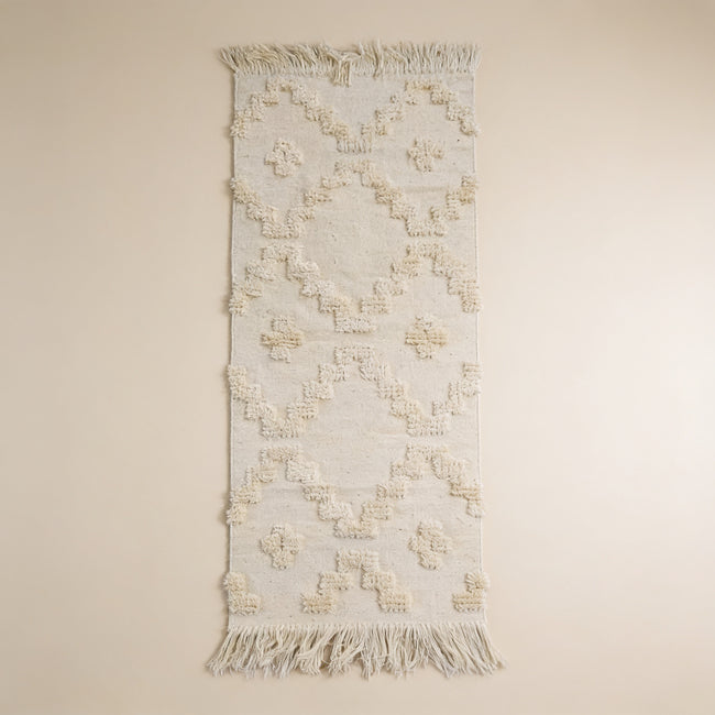 S270 handmade kilim rug studio view