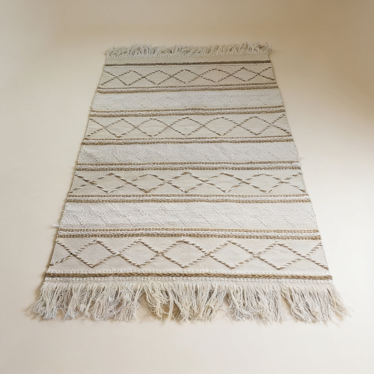 S271 handmade kilim rug studio view