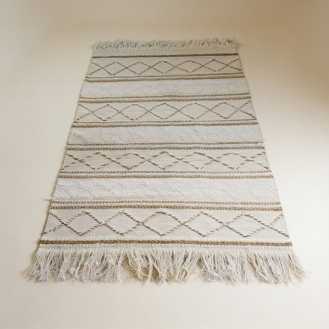 S271 handmade kilim rug studio view