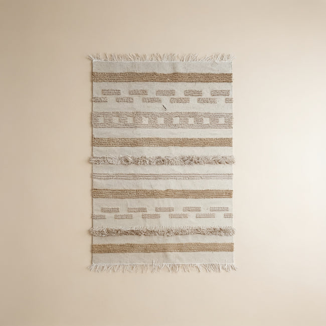S273 handmade kilim rug studio view