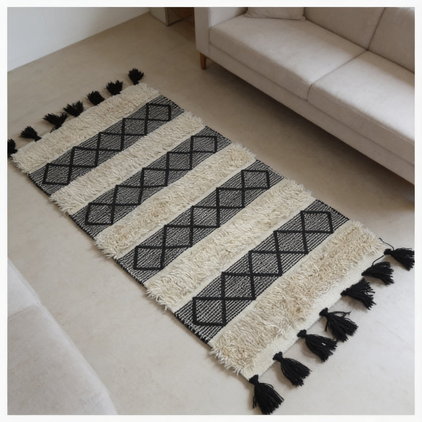 S274 handmade kilim rug lifestyle view