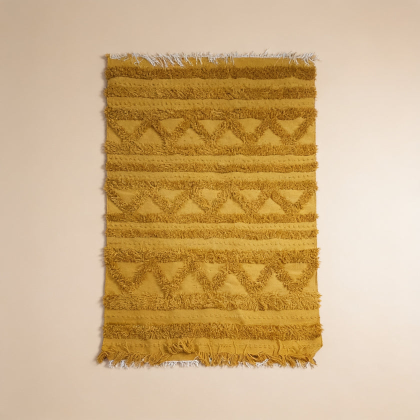 S277 handmade kilim rug studio view