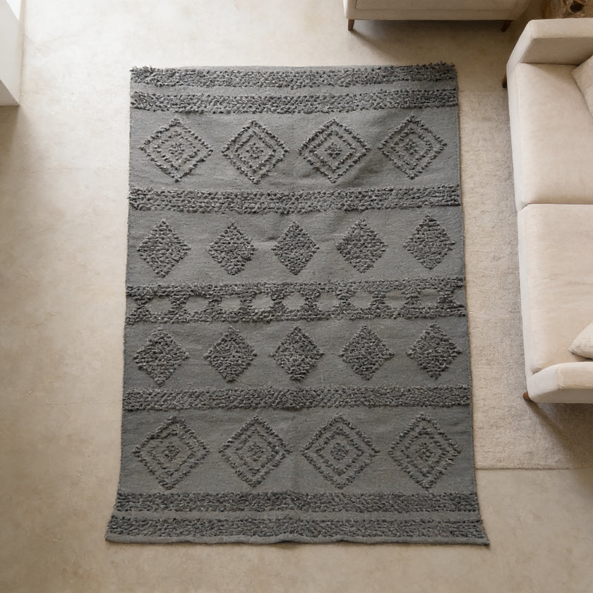 S279 handmade kilim rug lifestyle view