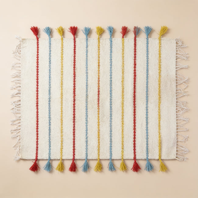 S281 handmade kilim rug studio view