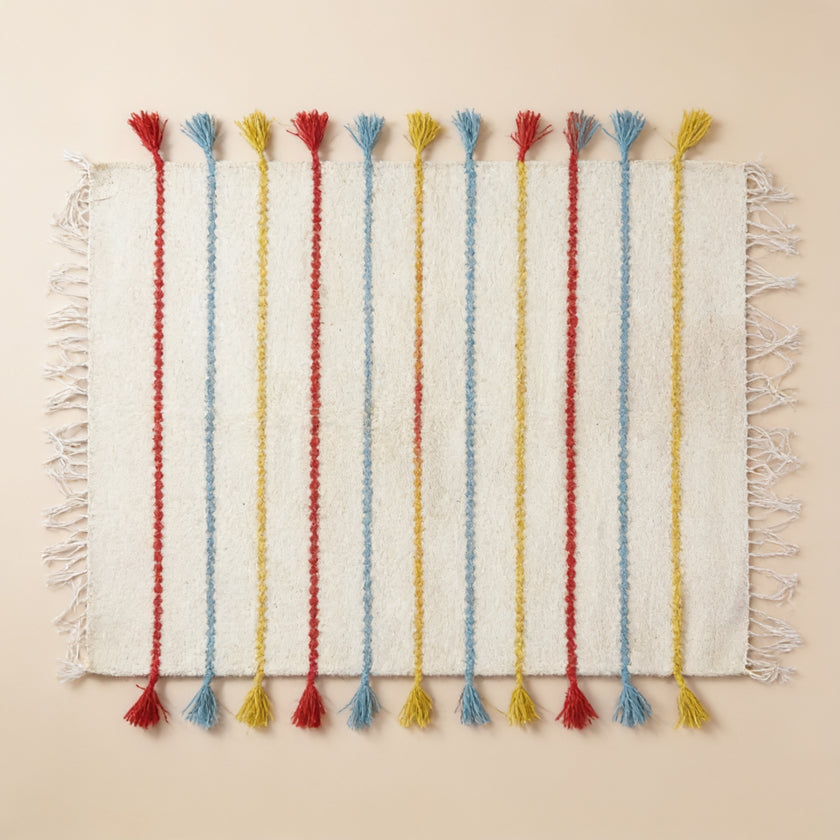 S281 handmade kilim rug studio view