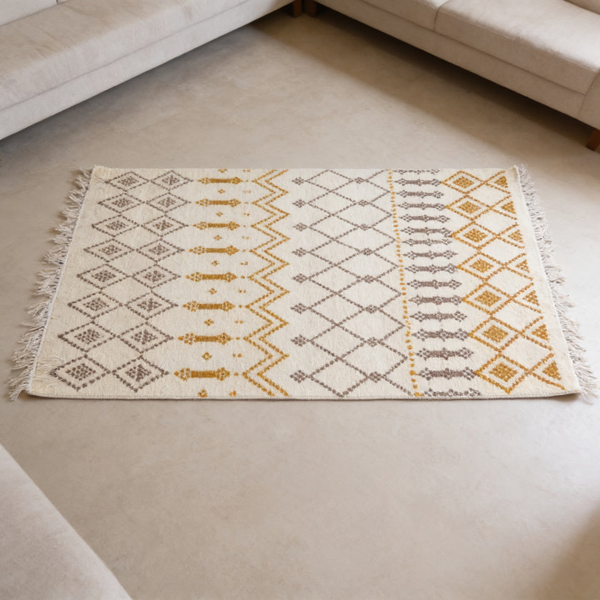 S282 handmade kilim rug lifestyle view
