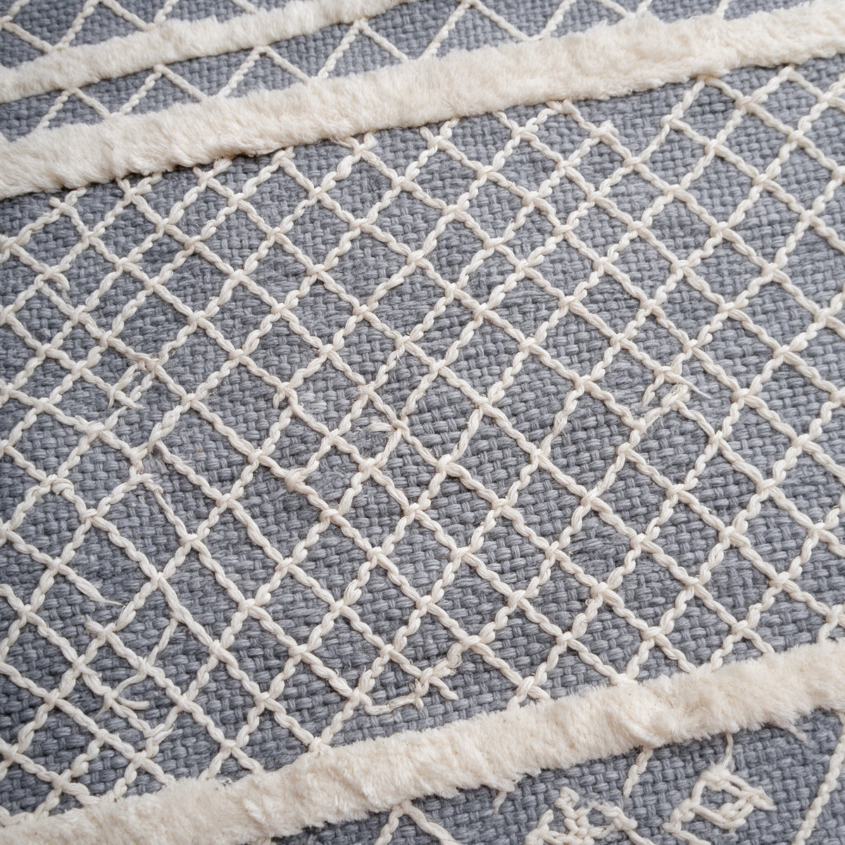 S283 handmade kilim rug closeup view
