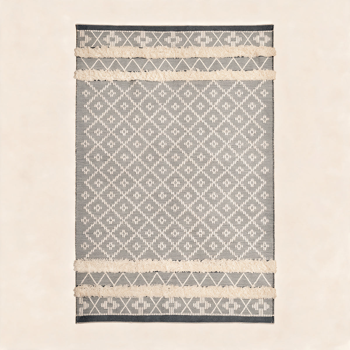 S283 handmade kilim rug studio view