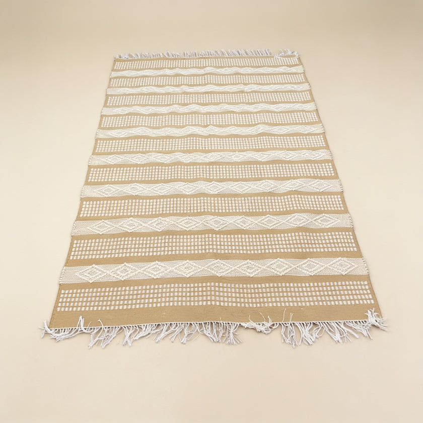 S285 handmade kilim rug studio view