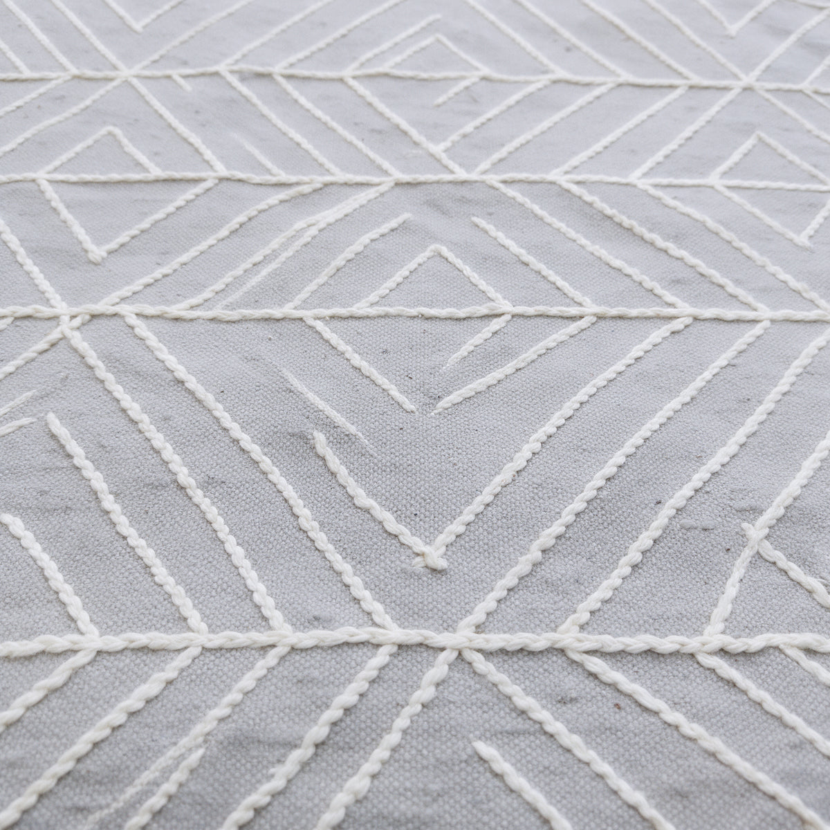 S290 handmade kilim rug closeup view