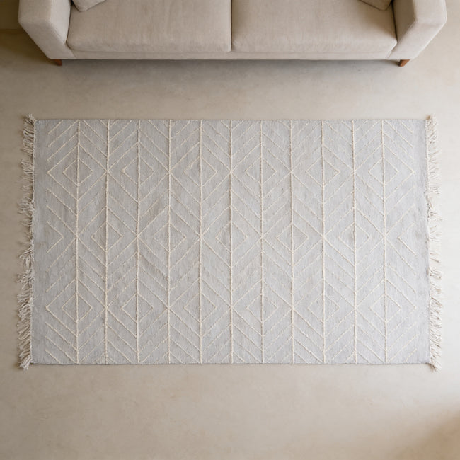 S290 handmade kilim rug lifestyle view