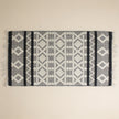 S292 handmade kilim rug studio view