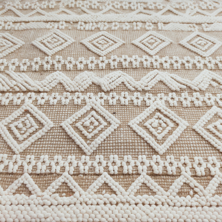 S295 handmade kilim rug closeup view