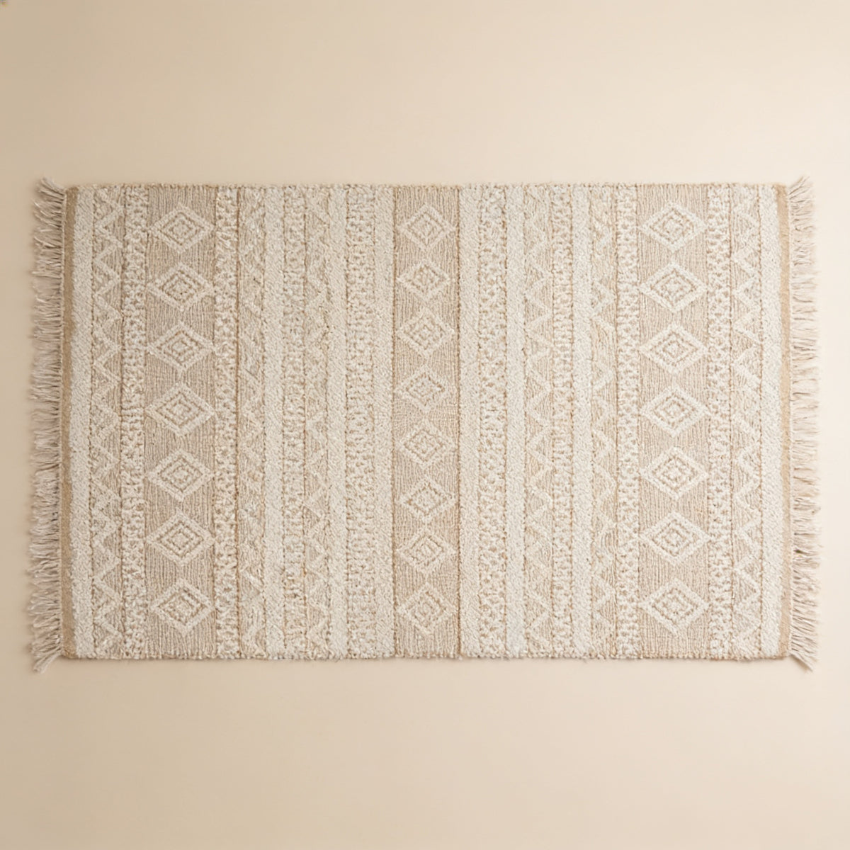 S295 handmade kilim rug studio view
