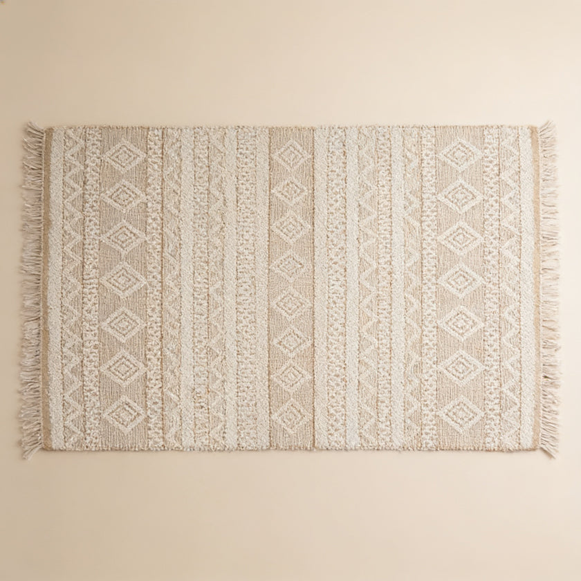 S295 handmade kilim rug studio view