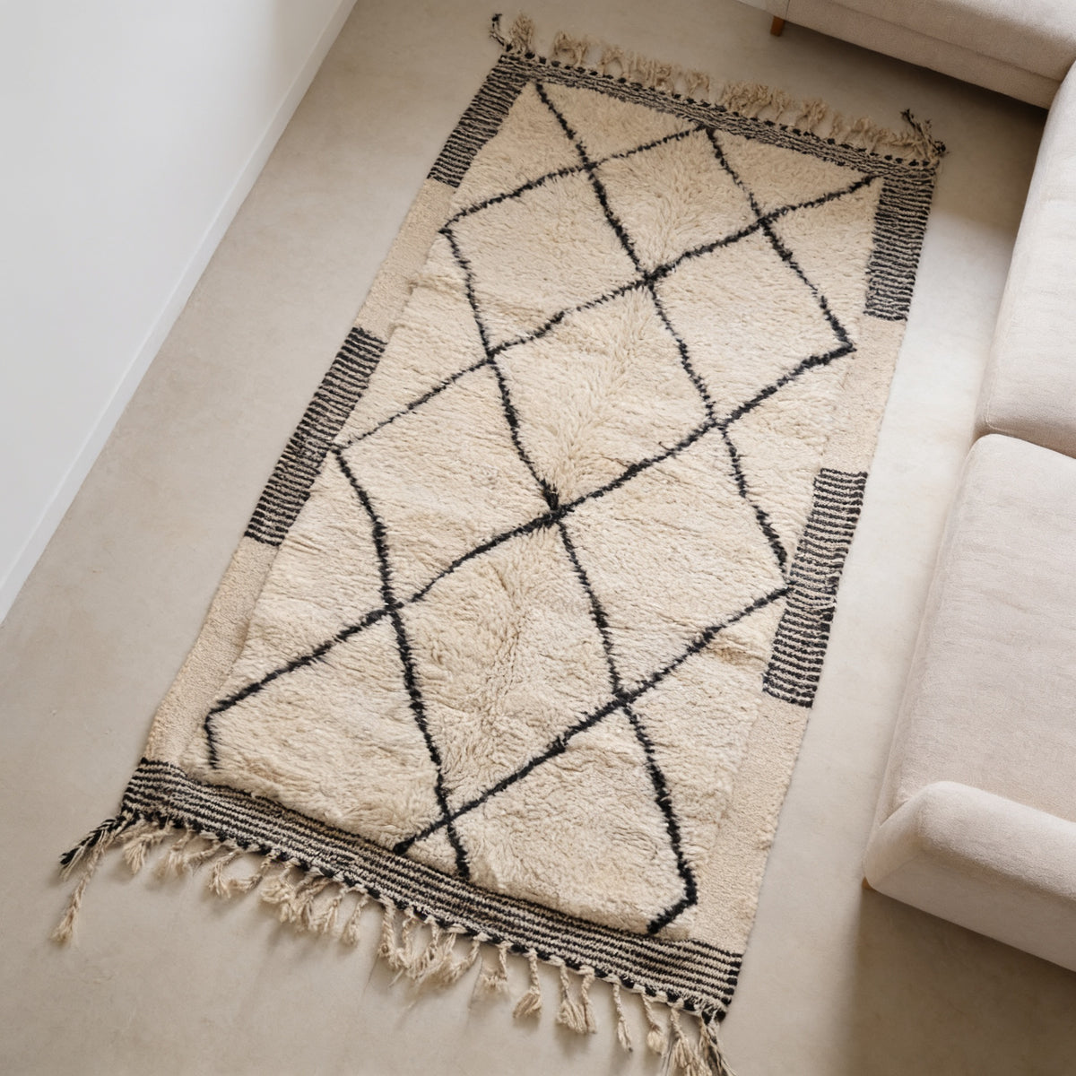 S296 handmade kilim rug lifestyle view