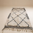 S296 handmade kilim rug studio view