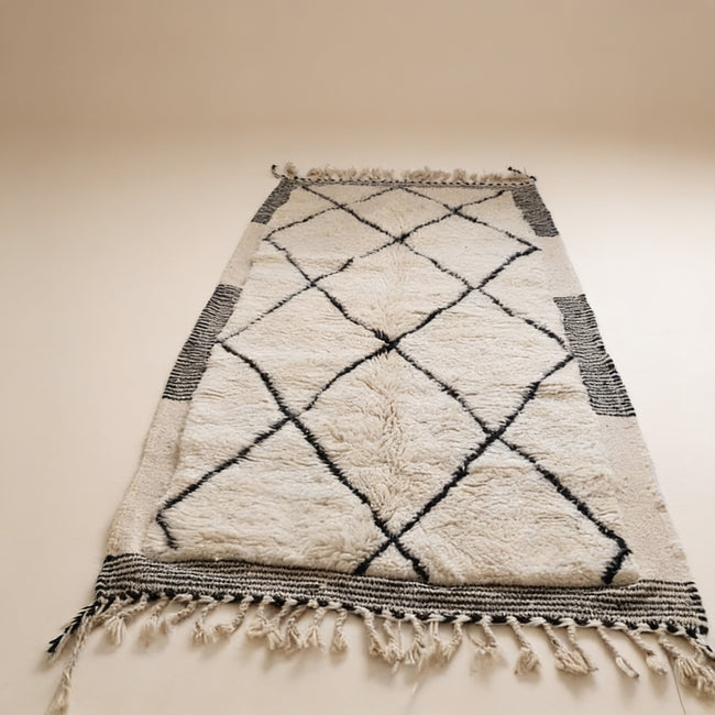 S296 handmade kilim rug studio view