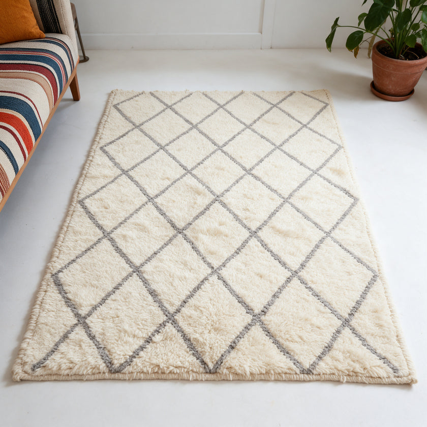 S297 handmade kilim rug lifestyle view