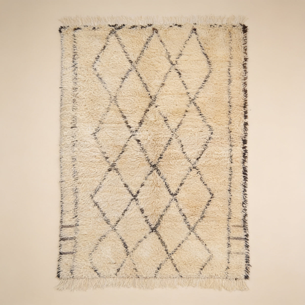 S297 handmade kilim rug studio view