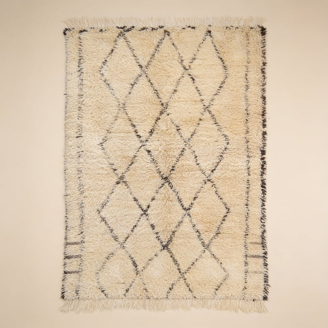 S297 handmade kilim rug studio view