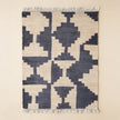 S298 handmade kilim rug studio view