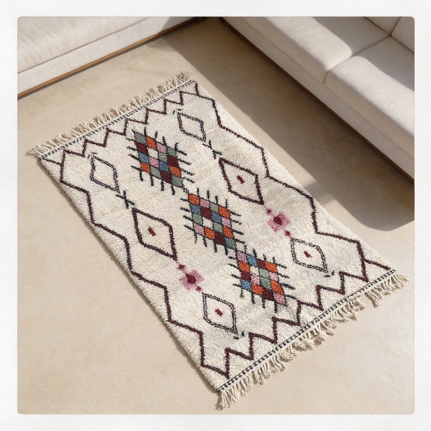 S299 handmade kilim rug lifestyle view