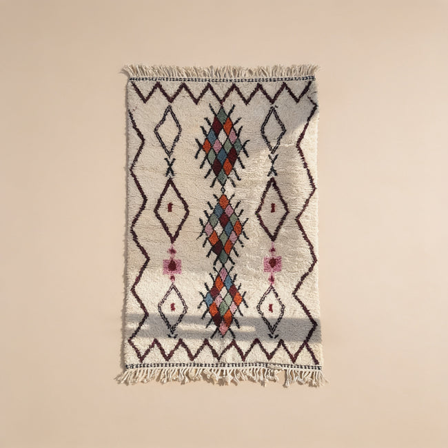 S299 handmade kilim rug studio view