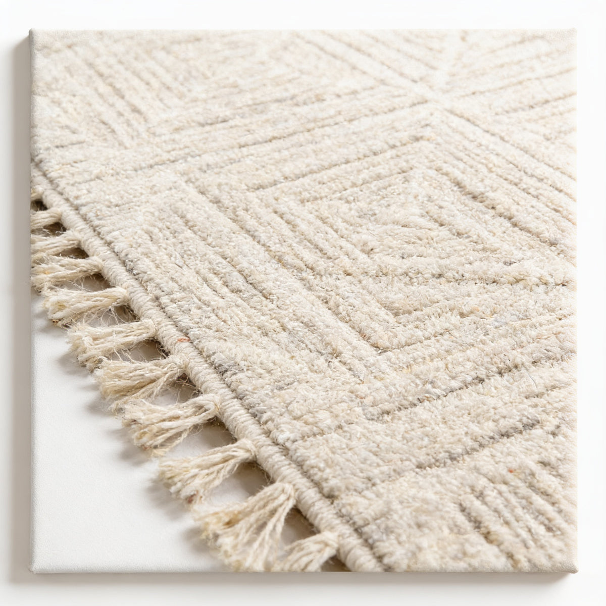 S30 handmade kilim rug — closeup view