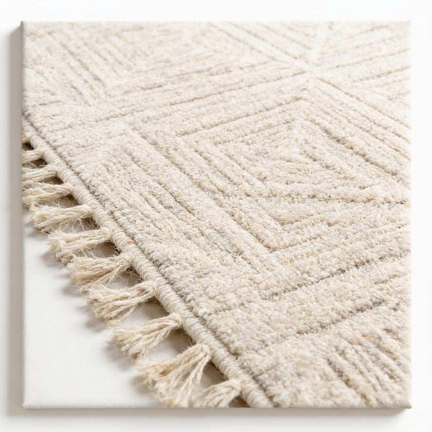 S30 handmade kilim rug — closeup view