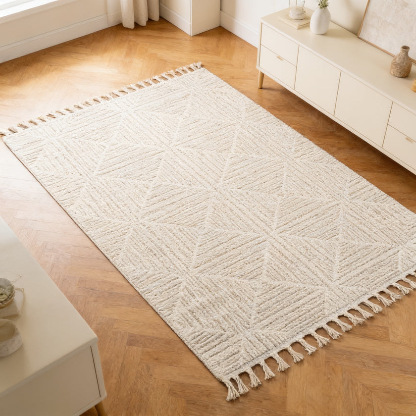 S30 handmade kilim rug — lifestyle view
