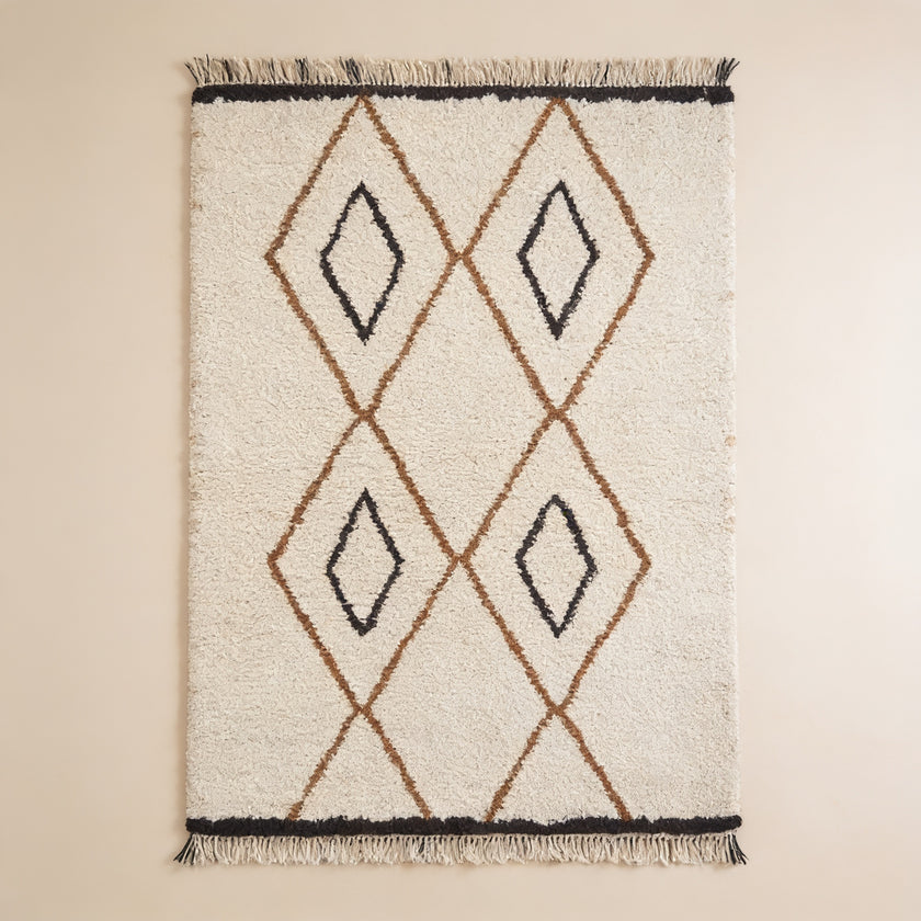 S300 handmade kilim rug studio view