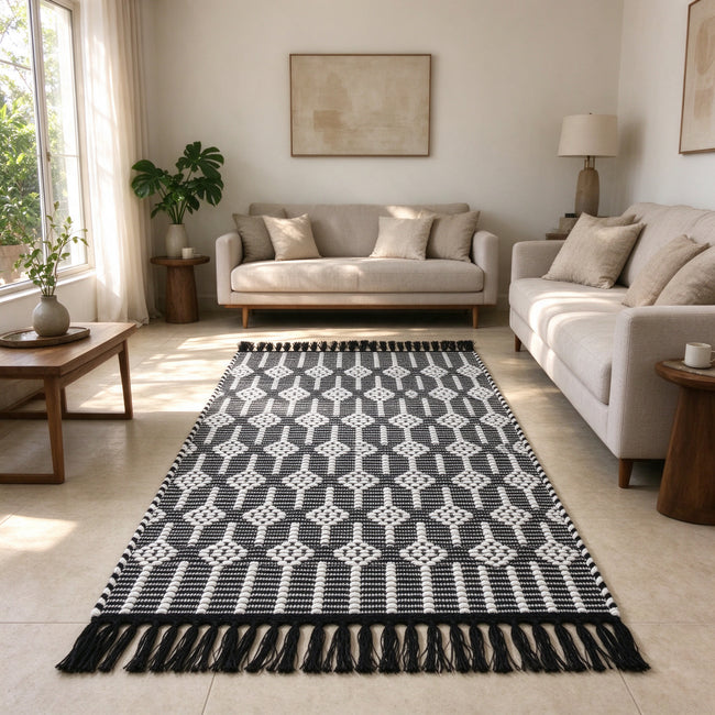 S302 handmade kilim rug lifestyle view