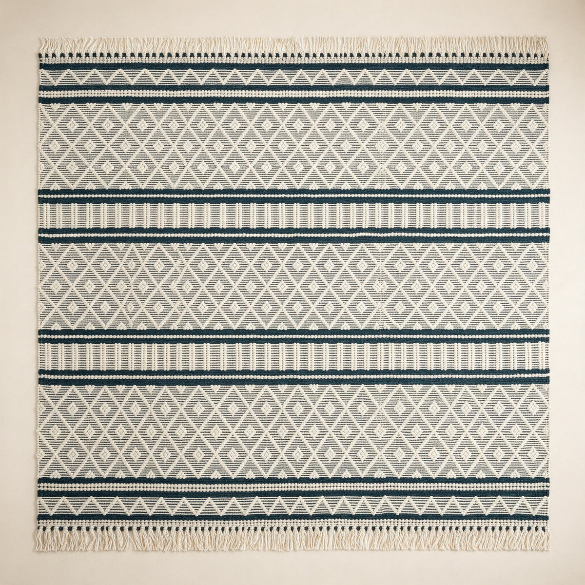 S303 handmade kilim rug studio view