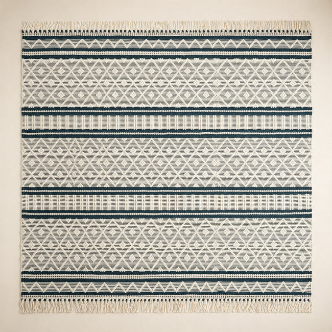 S303 handmade kilim rug studio view
